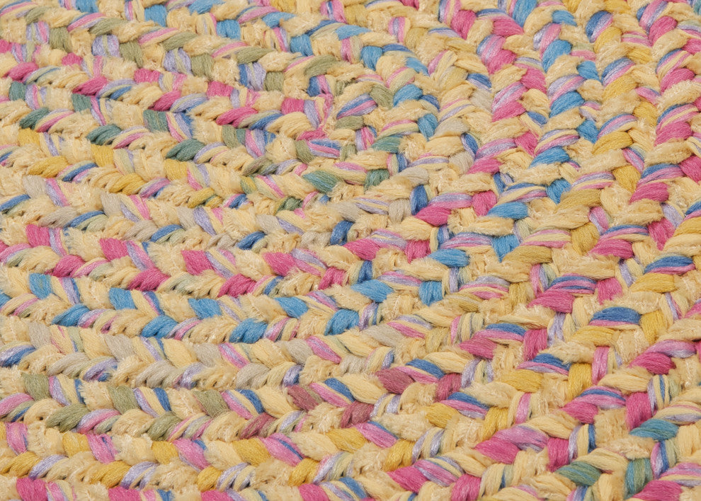 Botanical Isle Rug, Banana, 5'x8'