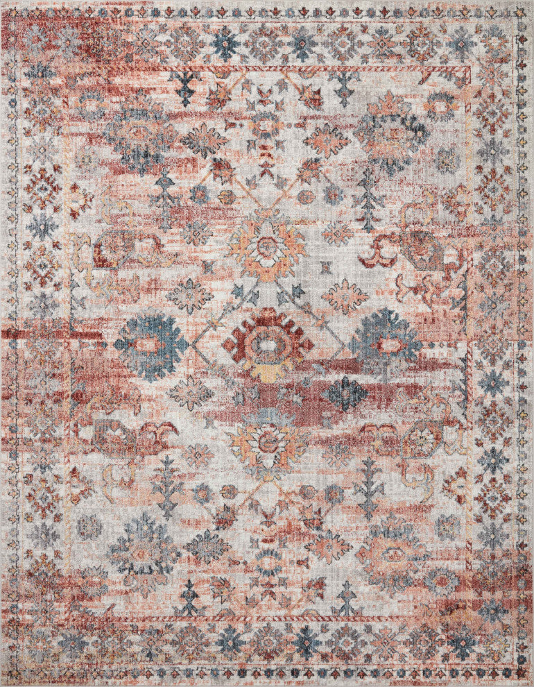 Loloi II Cassandra Rust / Multi 5'-3" X 7'-9" Area Rug