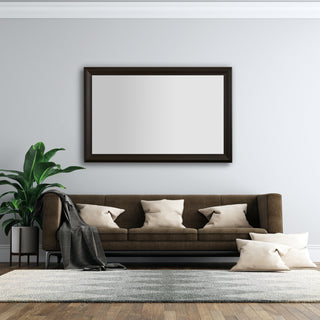 Woodford Framed Wall Mirror, Walnut, 28" X 36"