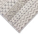 Dunes Geo Stripe Indoor/Outdoor Rug Silver 6'6"x9'3"