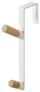 Over-the-Door Hook, Steel, White