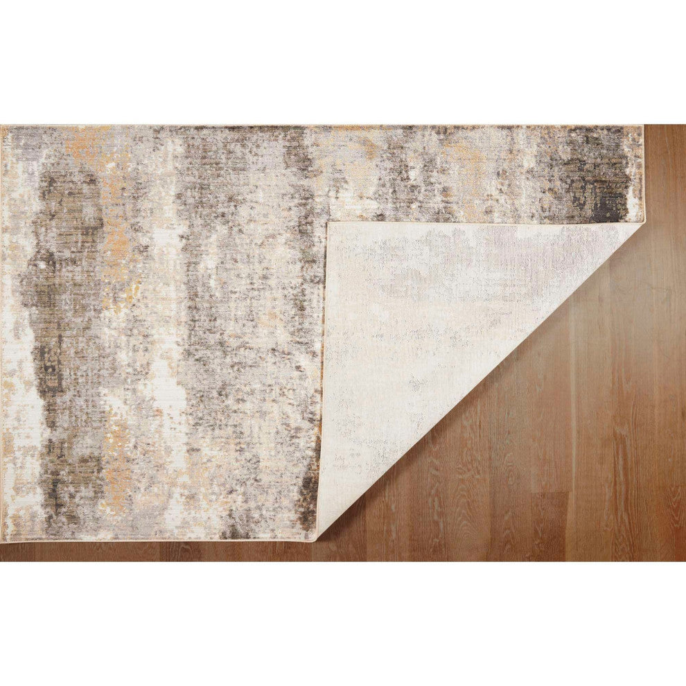 Sahara Brushstrokes Area Rug - Gray, 5'3"x7'3"