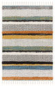 Surya Lofty LOF-2304 Machine Woven Area Rug, Off-White, 6'7" x 9'