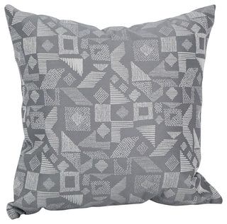17" Jacquard Throw Pillows With Inserts, Set of 2, Nina Grayst
