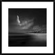 "Sea Shore View" Framed Digital Print by Antonyus Bunjamin (Abe), 26"x26"