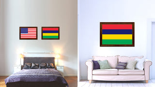 Mauritius Country Flag Canvas Print, 21"x30"
