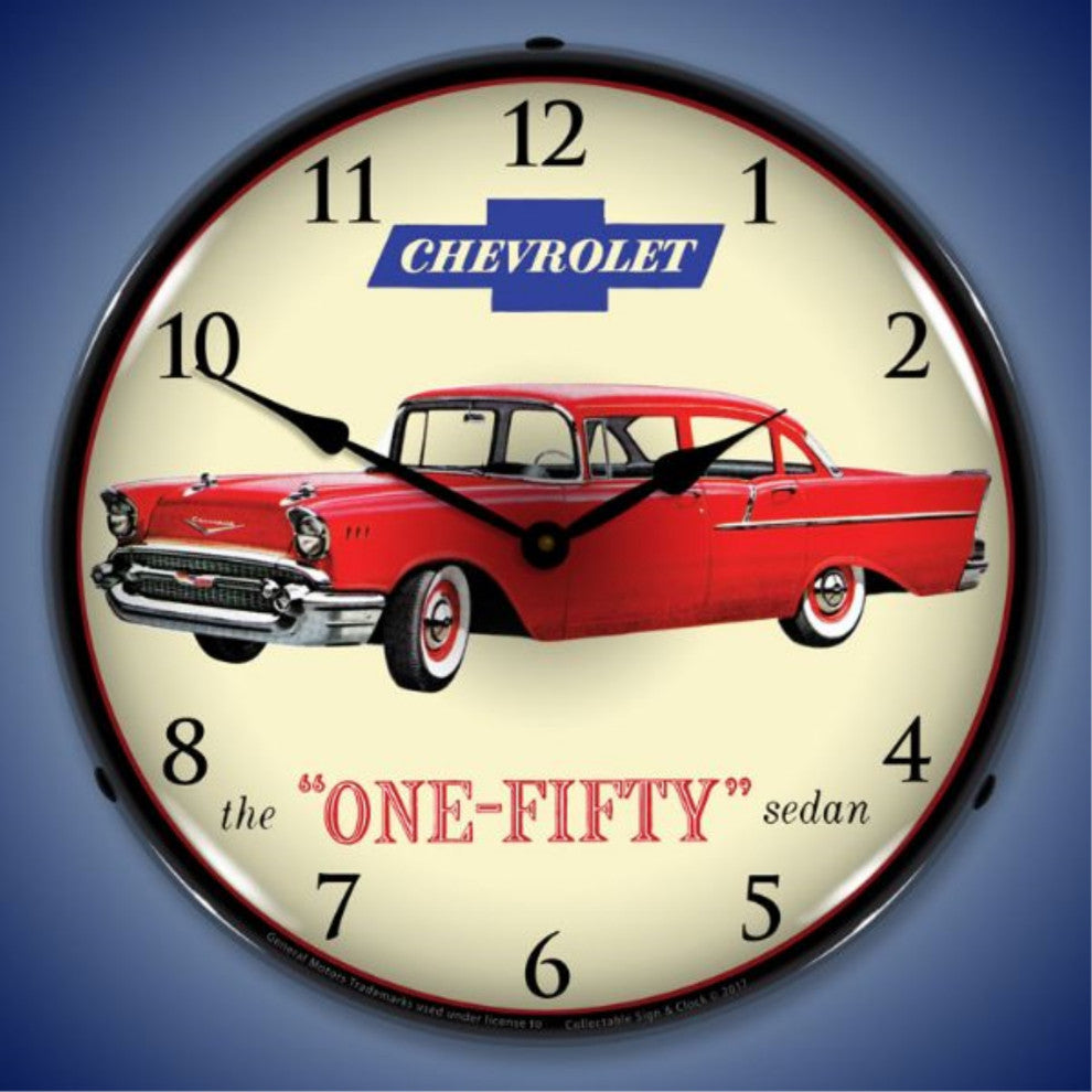 GM1702739 1957 Chevrolet One Fifty Clock