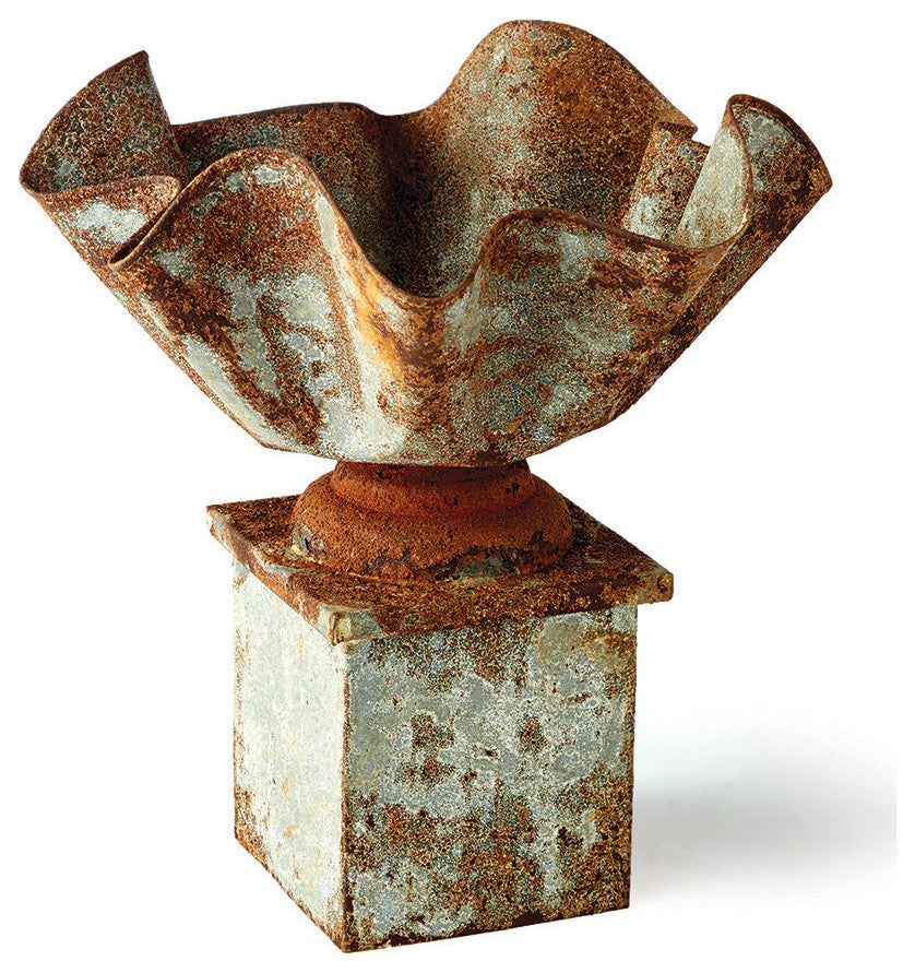 Galvanized Handkerchief Planter