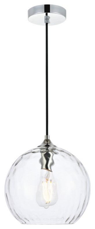 Constance 10" Light Chrome Pendant