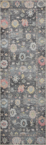 Loloi II Elysium Charcoal / Multi 2'-0" x 5'-0" Accent Rug