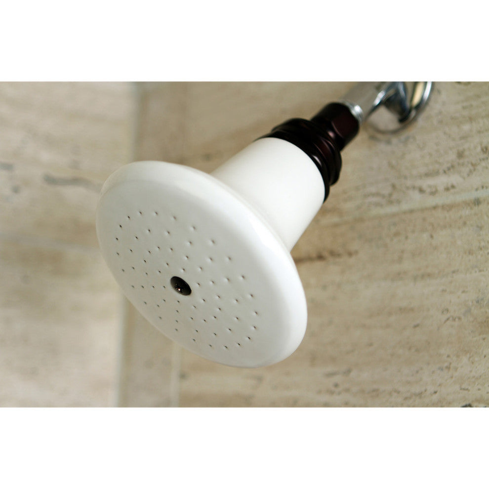 Kingston Brass Ceramic Shower Head, Oil Rubbed Bronze