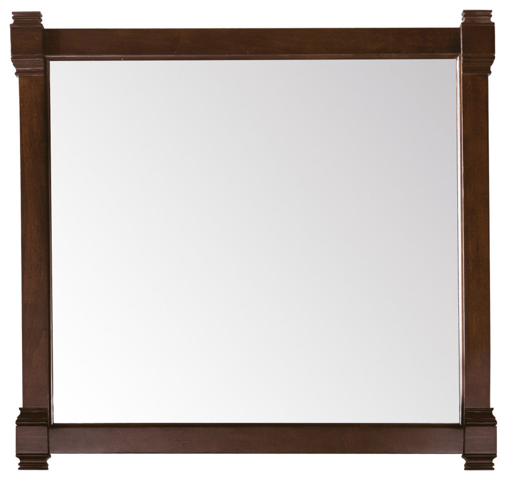 Brittany 43" Mirror, Burnished Mahogany