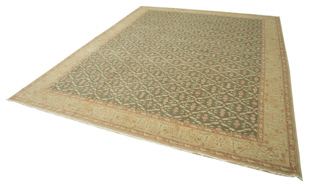 Rug N Carpet - Hand-Knotted Oriental 12' 0" x 15' 2" Oversize Oushak Area Rug