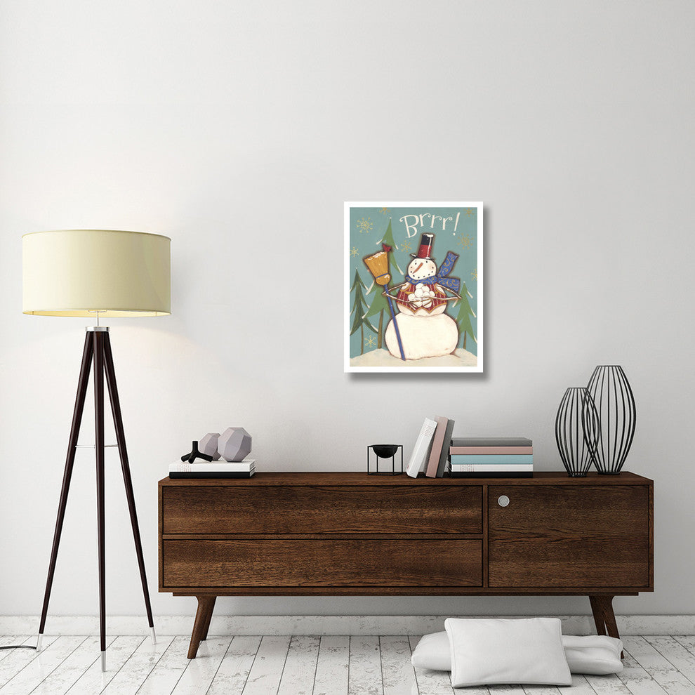 "Snowmen Season II" Digital Paper Print by Anne Tavoletti, 24"x30"