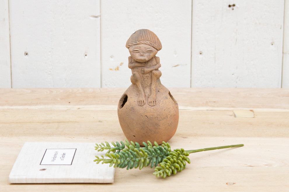 One-of-a-Kind Pre-Columbian Pottery Figure
