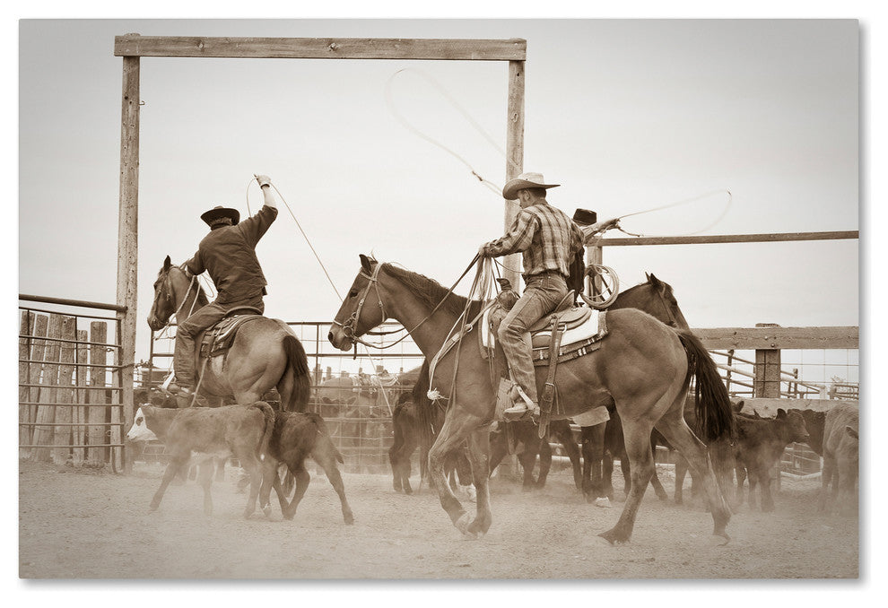 Dan Ballard 'Red Top Ranch' Canvas Art, 47"x30"