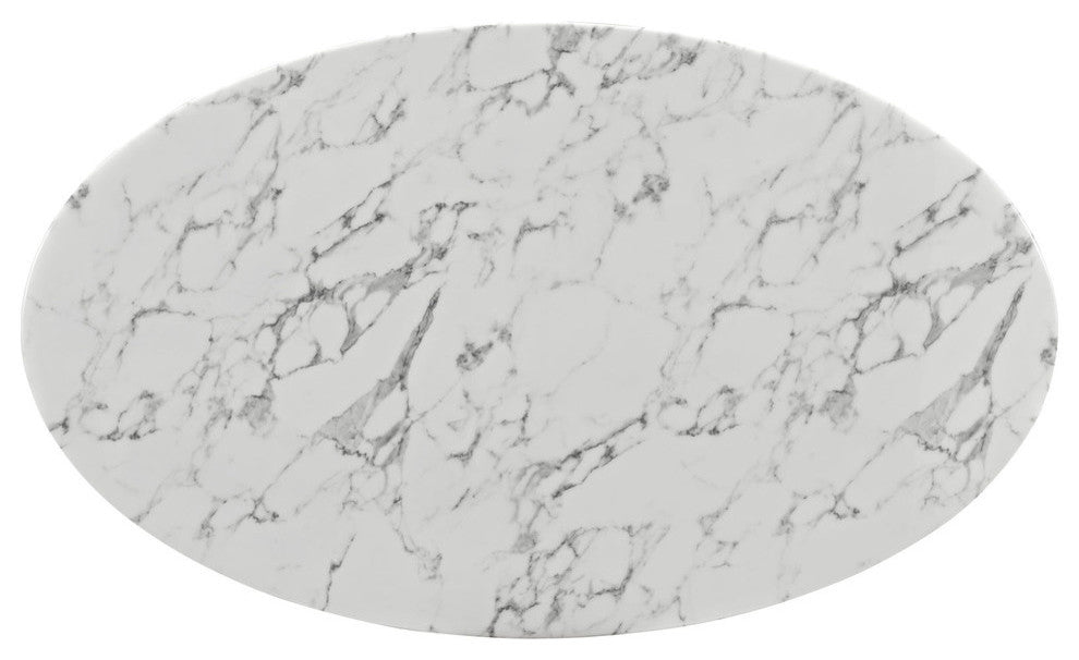 Modern Contemporary Kitchen 60" Dining Table White