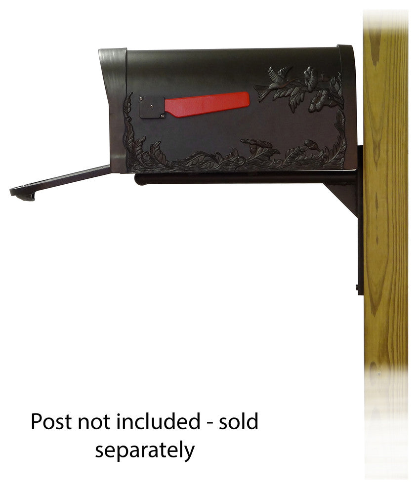 Hummingbird Curbside Mailbox With Ashley Front Single Mailbox Mounting Bracket
