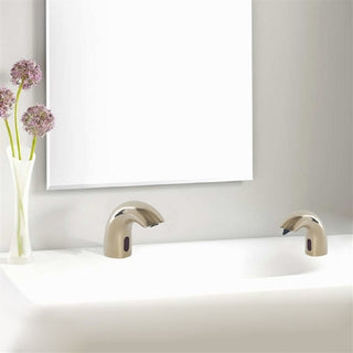 Fontana Gold Deck Mount Dual Sensor Faucet And Automatic Soap Dispenser