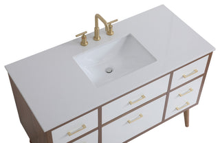 Home Living White 48" Bathroom Vanity