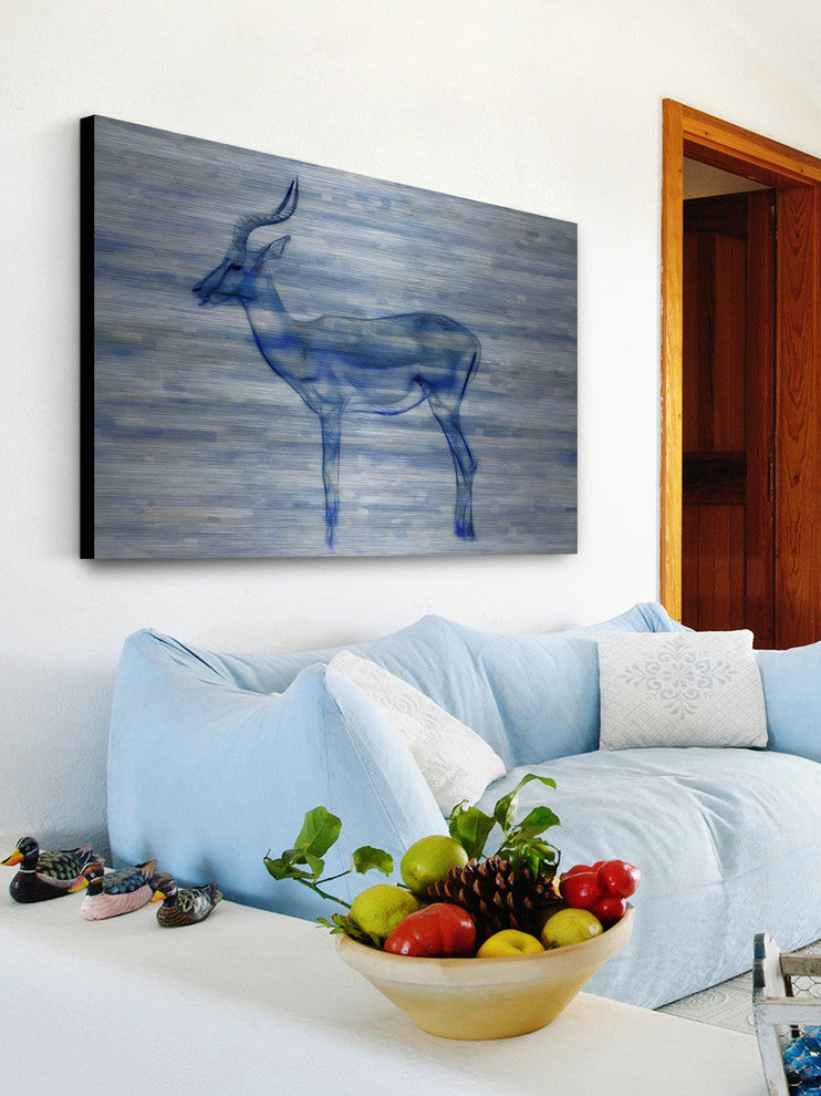 "Gazelle" UV Ink Print on Brushed Aluminum, 60"x40"