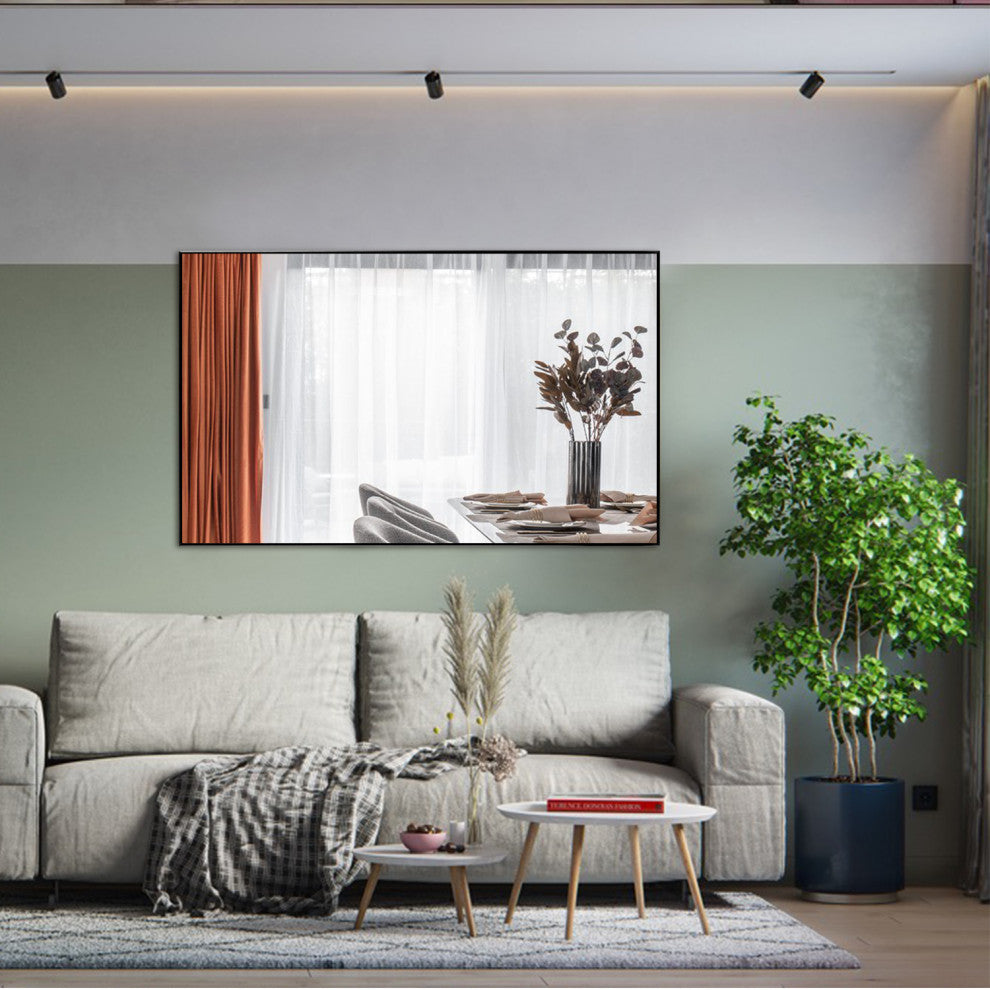 Minimal Black Wall Mirror