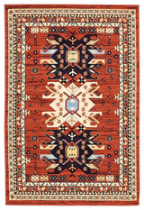 Unique Loom Terracotta Oasis Taftan 4'x6' Area Rug