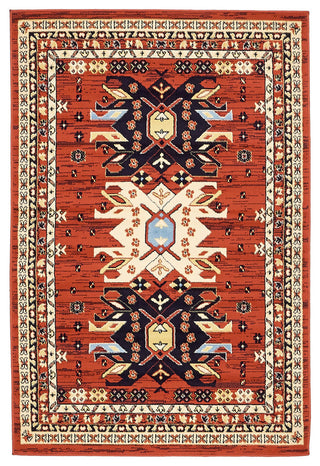 Unique Loom Terracotta Oasis Taftan 4'x6' Area Rug