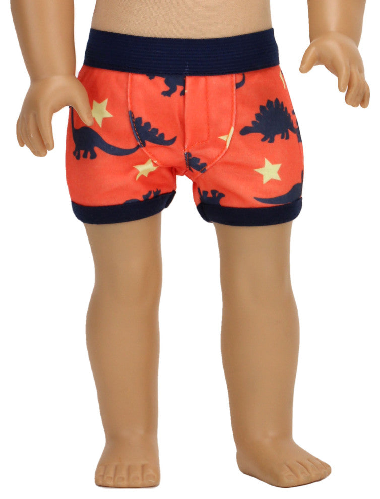 18'' Boy Dolls Brief Underwear Set Multicolor