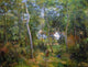 Camille Pissarro The Backwoods of l'Hermitage Pontoise Gallery Wrapped Canvas