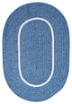 Colonial Mills Silhouette SL05 Blue Ice Kids/Teen Area Rug, Round 10'x10'
