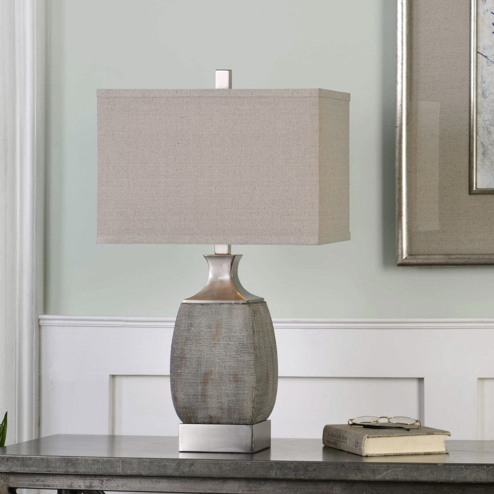 Uttermost Caffaro Table Lamp, Rust Bronze