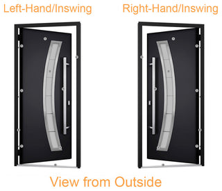 Exterior Prehung Steel Door Ronex 0130 Grey