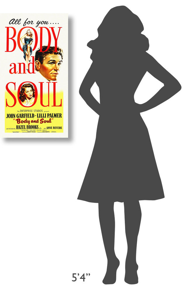 "Body And Soul" Stretched Canvas Giclee by Hollywood Photo Archive, 17x30"