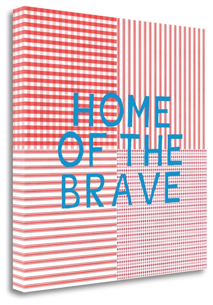 "Home Of The Brave" By Linda Woods, Giclee Print on Gallery Wrap Canvas