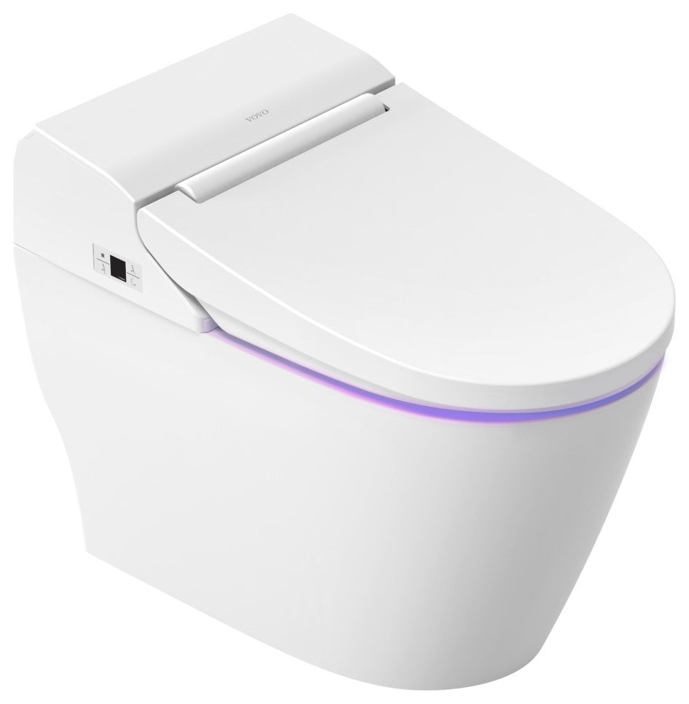 Smart Bidet Toilet with UV-A, White