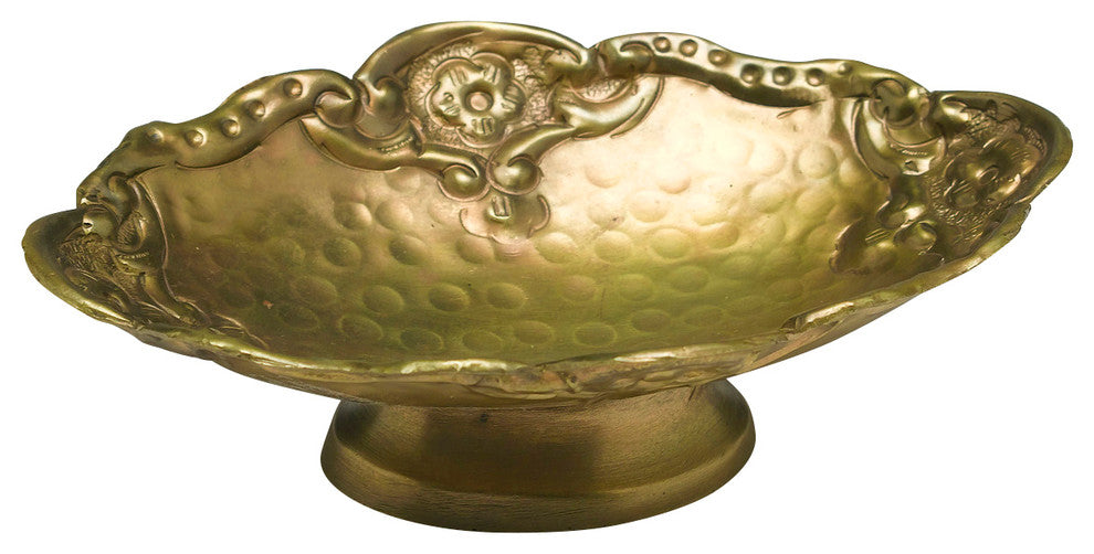 Brass Embossed Dish
