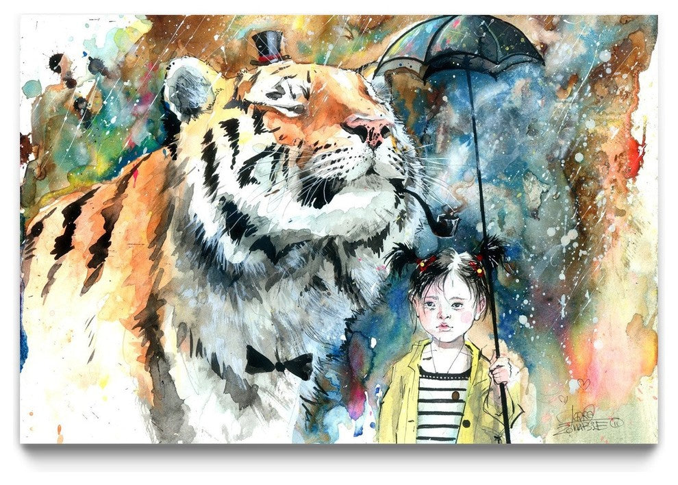 Mr Tiger Fine Art Print by Lora Zombie, 20"x30"