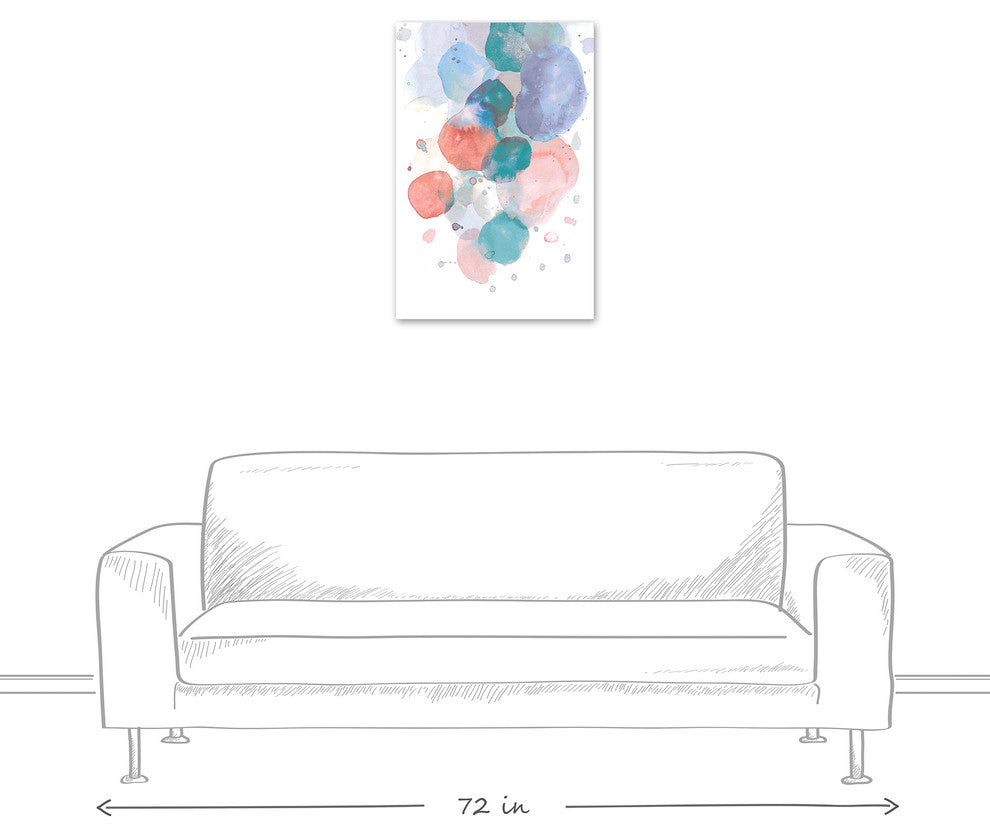 Soft Splatters Brighter 20x30 Canvas Wall Art