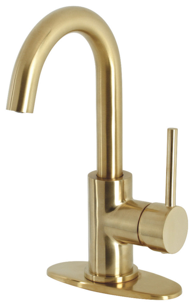 Kingston Brass LS8533DL Concord Single-Handle Bar Faucet, Brushed Brass