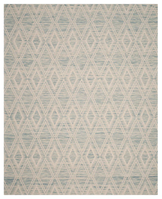 Safavieh Marbella Mrb312B Geometric Rug, Light Blue/Ivory, 6'x9'