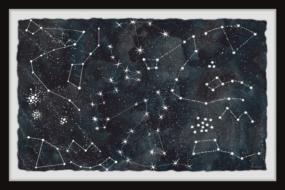 "The Constellations" Framed Painting Print, 12x8