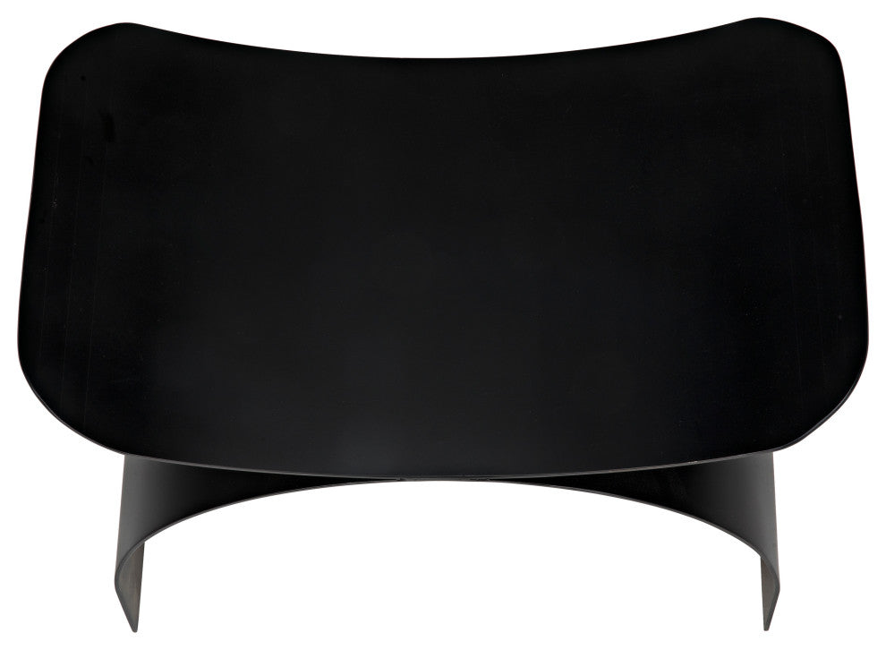 Papillon Stool, Black Metal
