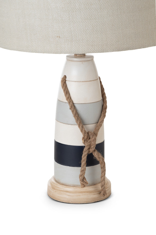 Buoy 27" Poly Coastal Table Lamp, Tri-color, Set of 2