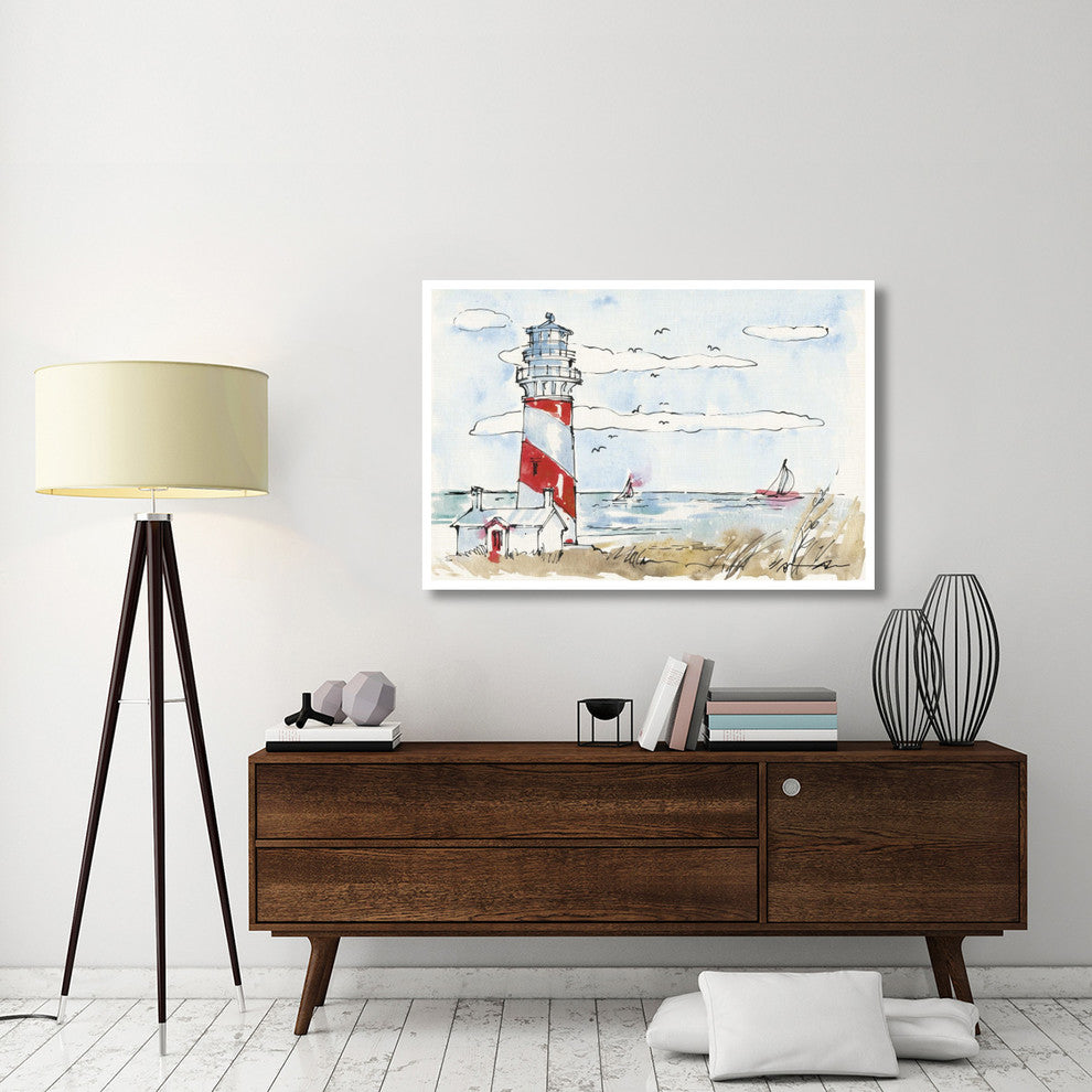 "Coastal Life I" Digital Paper Print by Anne Tavoletti, 50"x34"