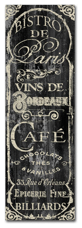 Color Bakery 'Paris Bistro VII' Canvas Art, 8x24
