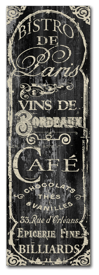 Color Bakery 'Paris Bistro VII' Canvas Art, 8x24