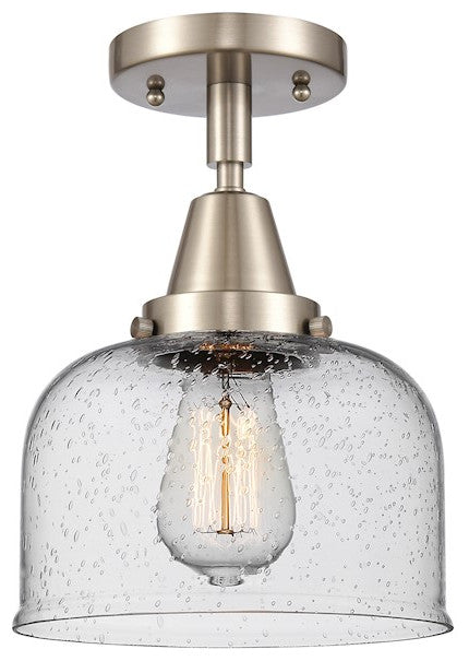 INNOVATIONS LIGHTING 447-1C-SN-G74-LED Large Bell Flush Mount