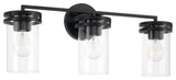 Capital Lighting 148731-539 Fuller 3 Light 24"W Vanity Light - Matte Black