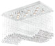 Twinkle 11 Light Flush Mount With Chrome Finish